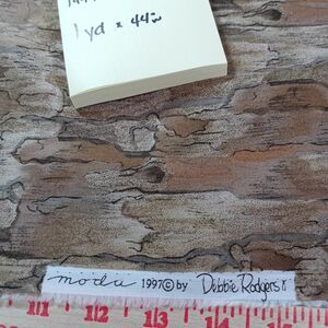 Moda by Debbie Rodgers Tree Bark Quilting Fabric – 1 Yard x 44” – Vintage 1997